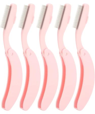 Stainless Steel Teeth Eyebrow Brush for Defining Lash Brow Makeup Applicator with Ergonomic Curve Handle Portable Design for Travel - Buy Online on GoSupps.com