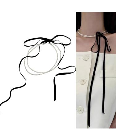 Oralgo's Stylish Double-Layered Pearl Necklace - Unique Charm Design for Daily Wear - Imitational Pearls - Buy Online on GoSupps.com