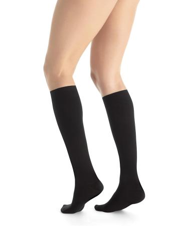 JOBST UltraSheer Knee High 15-20 mmHg Compression Stockings - Closed Toe Medium Classic Black | International Shipping Available - Buy Online on GoSupps.com
