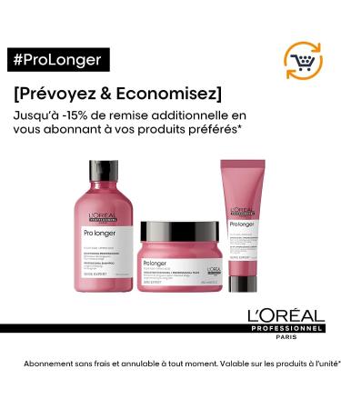  L'Or al Professionnel Paris L'Or al Professionnel Pro Longer Routine for Long Hair & Damaged and Split Ends 500ml Shampoo + Mask + 10-in-1 Cream Patented Filler A-100 Technology Duo Trio & SteamPod Pack - Buy Online on GoSupps.com