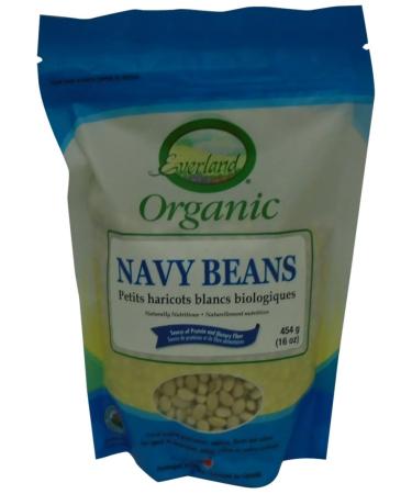 Everland Organic Navy Beans 454 g (Pack of 1)