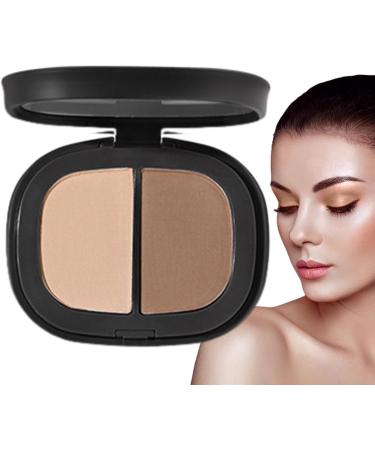 Eye Shadow Palette Makeup | Two-Color Matte Pearlescent Eye Shadow Makeup - Long-Lasting Eye Shadows Waterproof Natural Colors Make up Eye Shadows Cosmetics Pologmase 04# Loose Roasted Chestnuts - Buy Online on GoSupps.com