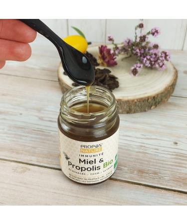 HONEY & PROPOLIS IMMUNITY MIX - 125 g - Certified ORGANIC - No colorings or preservatives - 100% natural - PROPOS'NATURE - Buy Online on GoSupps.com