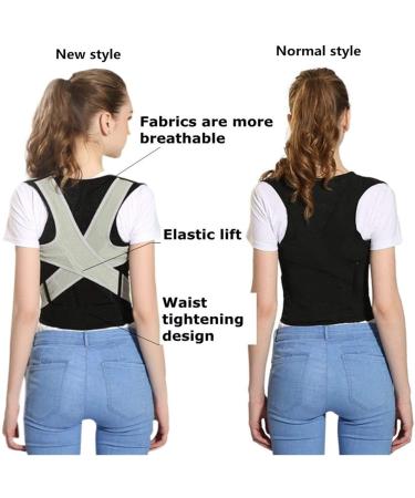 Back Posture Corrector Therapy Corset Spine Support Belt Lumbar Back Posture Correction Bandage for Men Women 3X Elegant Ny Stil 3X - Buy Online on GoSupps.com