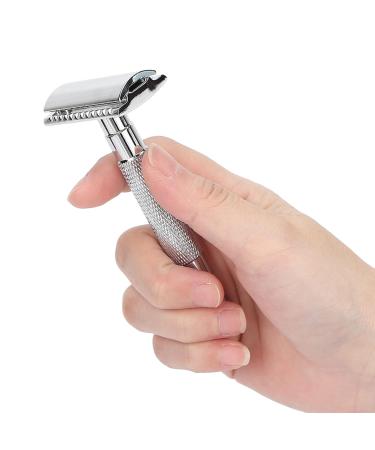 Eco-Friendly Manual Razor | Ergonomic & Wear-Resistant for Home & Salon Use | Silver Hairdressing Solution - Buy Online on GoSupps.com
