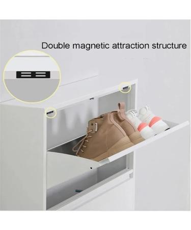Freestanding Shoe Storage Cabinet Ultra Thin Shoe Home Cabinet Door Flip Bucket Entry Small Unit Storage 15cm Narrow Shoe Rack Carbon Steel Furniture for Slippers Sneakers Heels Boots (Color : Bl - Buy Online on GoSupps.com