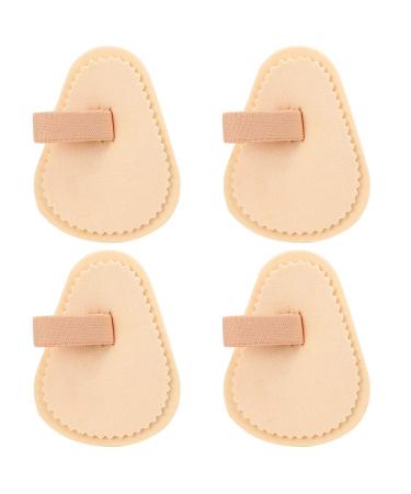HERCHR 4pcs Toe Straightener Joint Realign Cushion Brace for Claw Curled Crooked Toe Metatarsal Support Loop Guard Alignment Corrector Wrap 1 hole