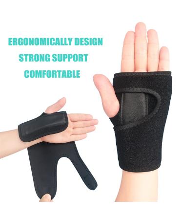 Wrist Sleep Support Brace with Splints - Hand Support for Carpal Tunnel, Arthritis, Tendonitis - Pain Relief & Recovery - Adjustable One Size Left Hand - Buy Online on GoSupps.com