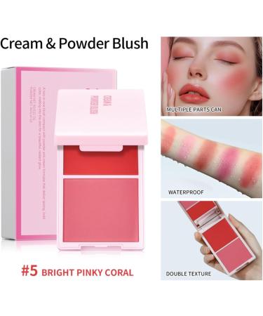 Makeup Palette Matte Makeup Palette Cream Blush Palette For All Skin Waterproof Makeup Bronzer Matte Rouge Powder Blusher Long Lasting Makeup For Flawless Skin (D 10G) - Buy Online on GoSupps.com
