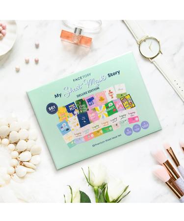 Facetory 23 Sheet Mask Gift Set - Hydrating and Radiance-Boosting Masks with Aloe, Niacinamide, and Hyaluronic Acid for All Skin Types - Buy Online on GoSupps.com