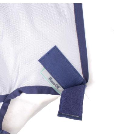 Bucas Buzz-Off Extended Nose - Silver/Blue XL | Ultimate Horse Fly Protection - Buy Now! - Buy Online on GoSupps.com