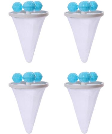 MISUVRSE Pack Of 4 Filter Bags Pet Hair Remover Hair Filter Bags For Washing Machine Reusable Washing Machine Hair Catcher Hair Remover For Washing Machine Blue - Buy Online on GoSupps.com
