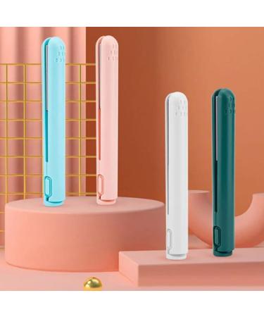 Mini Dual-Purpose Curling Iron Ceramic Mini Hair Curler Portable Mini Curling Iron Travel USB Rechargeable Curling Wand Mini Dual-Purpose Curling Iron for Short Hair (Green) - Buy Online on GoSupps.com