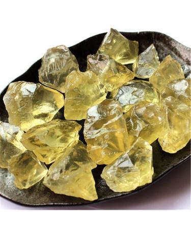 Natural Natural Raw Yellow Citrine Quartz Crystal Rough Stone Specimen Crystal Love Natural Stones and Minerals Fish Tank (Size : 100g)