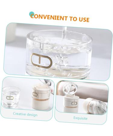 ULTECHNOVO Tablet Cutter Case & Medicine Crusher - Portable Splitter for Easy Pill Cutting - 7.5x4.5cm - White - Buy Online on GoSupps.com