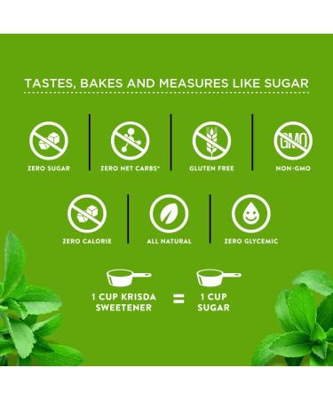 Krisda Stevia Spoonable Natural Sweetener 454 grams - Buy Online on GoSupps.com