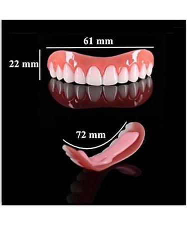 IITaozi Comfortable Fit Natural Color Cosmetic Teeth Whitening Strips - Silicone Artificial Teeth Braces (1 Pack) - Buy Online on GoSupps.com