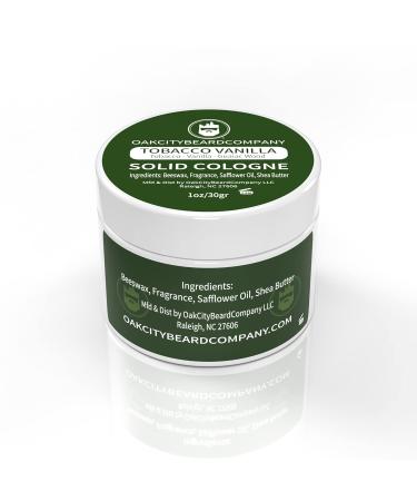 Oak City Beard Company - Tobacco Vanilla - Solid Cologne - 1 Ounce - Tobacco - Vanilla - Guaiac Wood Tobacco Vanilla 1 Fl Oz (Pack of 1) - Buy Online on GoSupps.com
