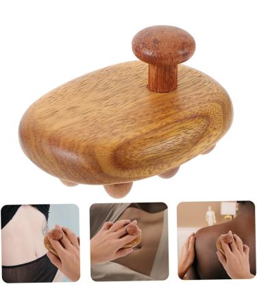 Fomiyes 2-Piece Natural Wood Massage Brush & Scalp Comb Set | Wooden Massage Tools for Relaxation & Scalp Care - Buy Online on GoSupps.com