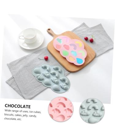 6 Pcs Silicone Mold Silicone Ice Mold Cake Mold Chocolate Mold Cookie Mold Baking Mold Biscuit Kitchen Supplies Silica Gel 22.6X14.5X1.5CMx3pcs Assorted Colorx3pcs - Buy Online on GoSupps.com