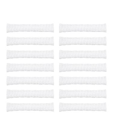 Create idea 100pcs Makeup Brush Protective Cover Makeup Brush Netting Cover Sewing Thread Mesh Protection Cover 6 x 1 cm Polyethylene Brush Protection Cover