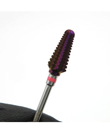 Fasaki 3/32" Carbide Tornado Nail Drill Bits for Remove Acrylic Hard Gel and Dipping Powder- Fast Remover Drill Bit Easy to Use for Beginner Long-Lasting - Purple Size 3XC - Buy Online on GoSupps.com