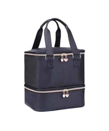 Sac pour Vernis Semi Permanent Vernis Ongles tui de Transport Sac Double Couche for Rouge l vres Outil d'art des Ongles Femme pour Flacons De Vernis Ongles