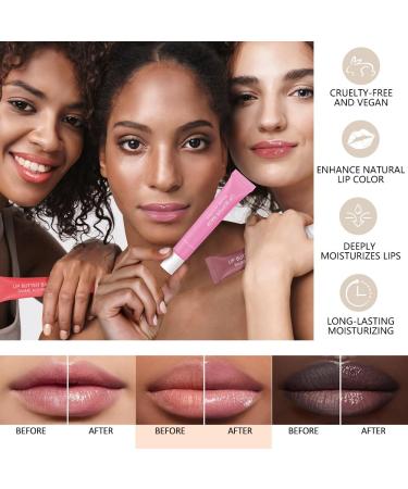 4 PCS Butter Lip Balm Ultra-Hydrating Lip Care with Shea Butter & Olive Oil Soothes Dry Lips with Natural Tint & Gloss Effect Lip Plumper Moisture & Light Lip Stain Finish Set 02 1 Count (Pack of 1) B-Set02-4pcsB03#POPP  - Buy Online on GoSupps.com