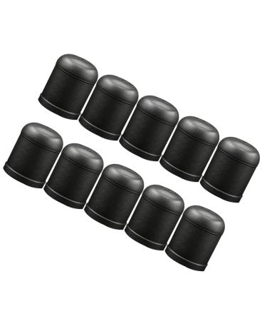 Toyvian 10PCS Dice Cup leather dice cup dice bag dice stacking cup Plastic Shaker Dice