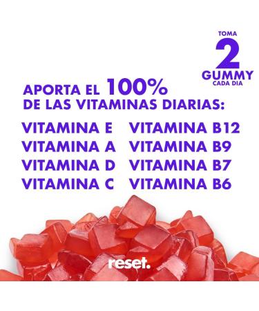 RESET LABS SL Multivitamin gummy bears 60 gummy bears 1 month daily vitamins physical and mental energy multivitamins and rubber minerals vegan sugarfree glutenfree Reset - Buy Online on GoSupps.com