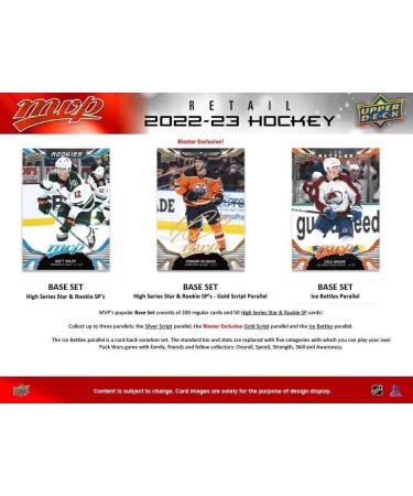 2022-2023 Upper Deck MVP Hockey Series Unopened Blaster Box - 15 Packs, Rookies, #1 Draft Picks, Gold Scripts - Buy Online on GoSupps.com