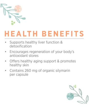 Pure Synergy Super Pure Milk Thistle Organic Extract - 60 Capsules for Liver Health - Buy Online on GoSupps.com