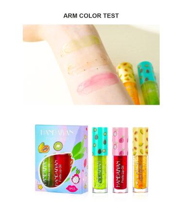 Hydrating Lip Glow Oil | Moisturizing Lip Balm with Fruit Extract | Reduces Fine Lines & Dryness | Non-Sticky Avocado Lip Care | Long Lasting Nourishing Repair - Buy Online on GoSupps.com