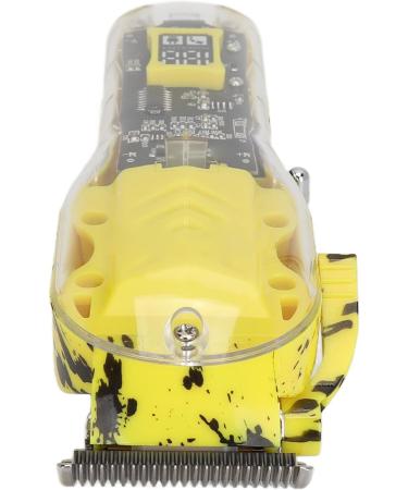 Transparent Electric Hair Clipper - Premium Yellow Hair Trimmer for Salons | International Shipping - Buy Online on GoSupps.com
