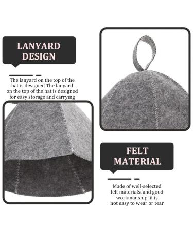 Jkrew Sauna Hut - Universal Sauna Caps for Men & Women | Head Protection for Shower & Sauna - Buy Online on GoSupps.com