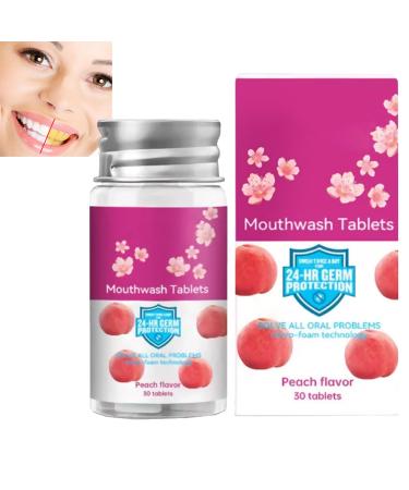 Koahde mouthwash stops bad breath breath -fresh mouthwash tablets natural mouthwash against bad breath gums mouthwash concentrated mouthwash tablets oral care mouth flush 30PCs