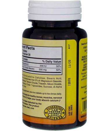 Nature s Blend Calcium Citrate With D 500Mg Tablets 60 Ct (6 Pack) - Buy Online on GoSupps.com