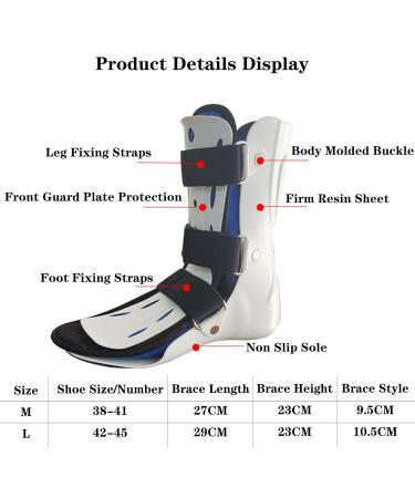 Buy SFKLYU Plantar Fasciitis Night Splint - Adjustable Ankle Support Brace for Optimal Relief | Breathable & Shock Absorbing Orthosis - Buy Online on GoSupps.com