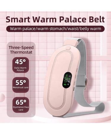 Luxury Menstrual Heat Band for Pain Relief - 3 Heat Settings Vibration Technology & Massage Cushion - Pink - Shop Now! - Buy Online on GoSupps.com