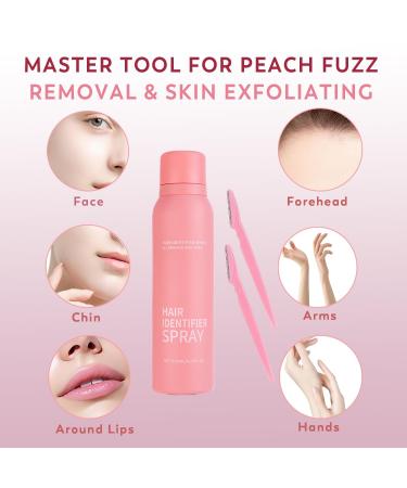 Hair Identifier Spray for Face Shaving: Dermaplane Spray and Razor Set (8.46 FL OZ) - Buy Online on GoSupps.com