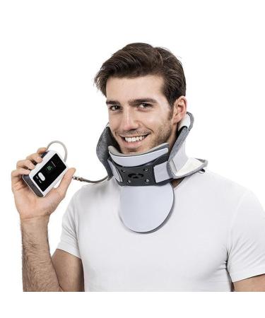 Flatible Neck Traction Device - Adjustable Air Pump Neck Extension | Inflatable Neck Support for Pain Relief - Buy Online on GoSupps.com