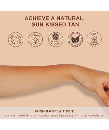 WALULAN Body Self Tanner - Contains natural plant ingredients from Chinese camellia leaves glycerin and a light bronze skin color providing hydration for dry skin - Buy Online on GoSupps.com
