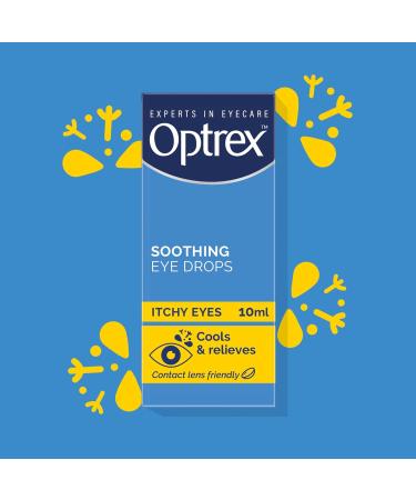 Optrex Soothing Eye Drops Itchy Eyes Cools and relieves 10ml - Buy Online on GoSupps.com