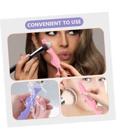 Ipetboom 2pcs Silicone Beauty Ruler Eyeshadow Silicone Makeup Applicator Eyeliner Wearing Aid Beauty Tools - Buy Online on GoSupps.com