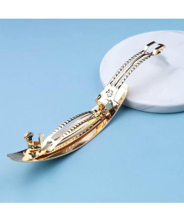 Andelaisi Vintage Oval Hair Clip Barrettes - Geometric French Hairclip for Women and Girls - Buy Online on GoSupps.com