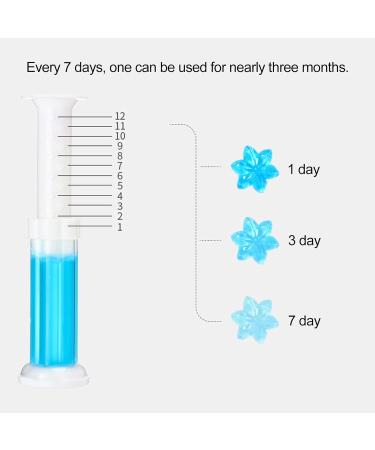 jyibinee Flower Toilet Cleaner Gel 75g Toilet Deodorant Gel Flower Shape Toilet Cleaner Effective Odor Prevention Toilet Freshener B - Buy Online on GoSupps.com