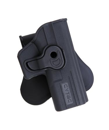 Cytac CY-G19 Paddle Polymer Holster for G19,23, and M-22 Air & Airsoft Pistols, Black