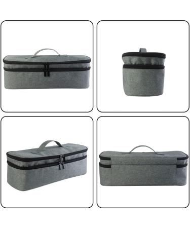 korvre Double Layer Travel Hair Dryer Organizer Curling Wand Bag Hair Dryer Accessories Storage Bag for - Buy Online on GoSupps.com