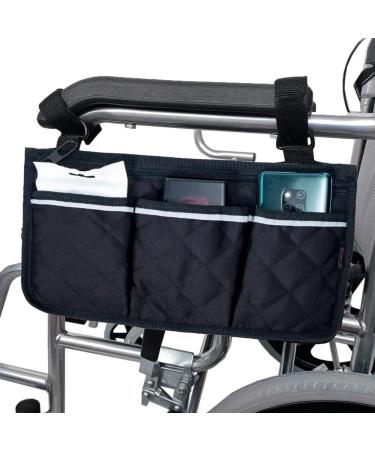 kzxbty Portable Wheelchair Side Pocket Suitable for Most Walking Wheels and Mobile Equipment - Buy Online on GoSupps.com