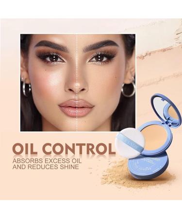 Matte Perfect Powder Oil Control Glossy Surface Makeup Powder Waterproof and Flawless Powder Suitable for Dry Oily Or Mixed Skin. (2# 2pc) - Buy Online on GoSupps.com